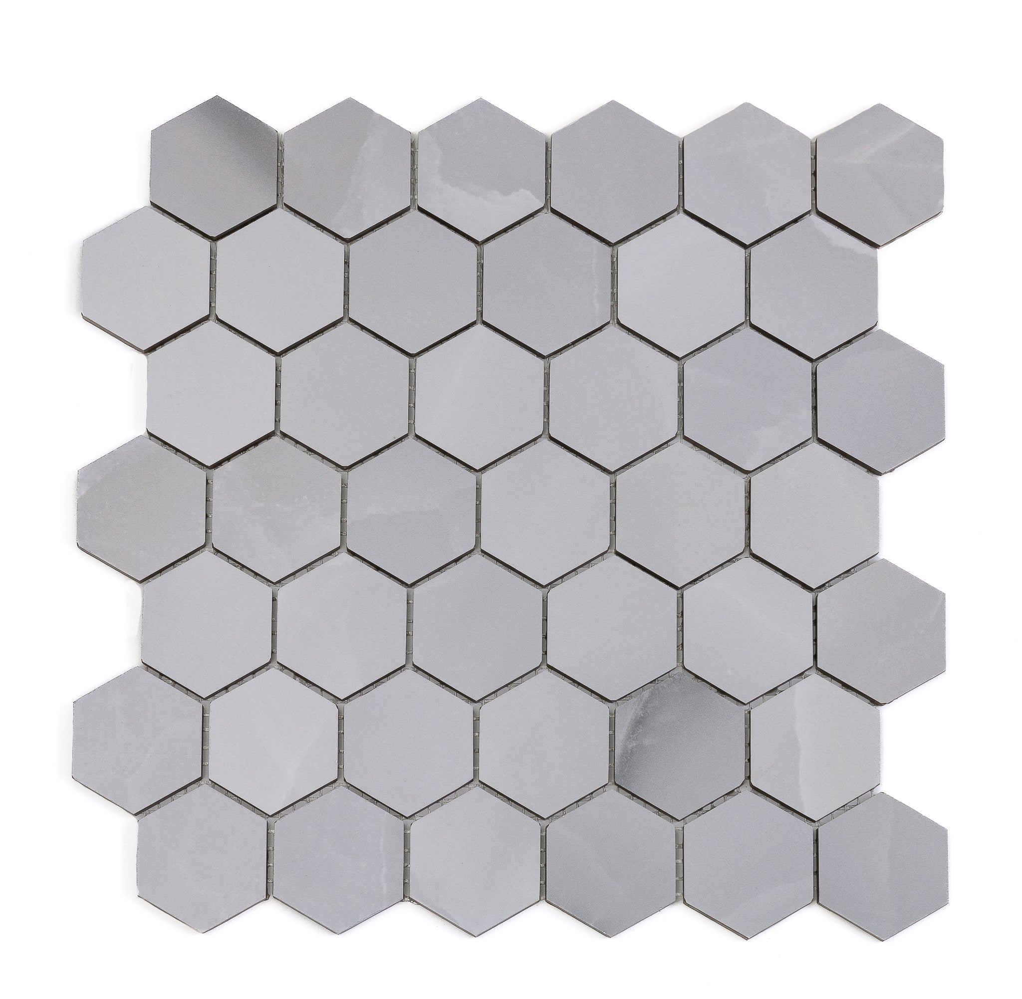 Lumix Silver Hexagon 12"x12"