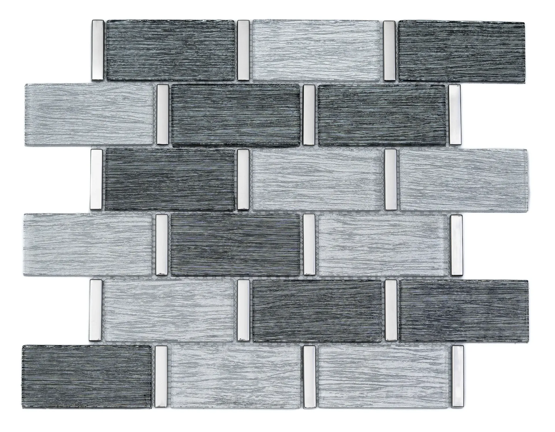 Gray Dual‑Tone Linear Mosaic