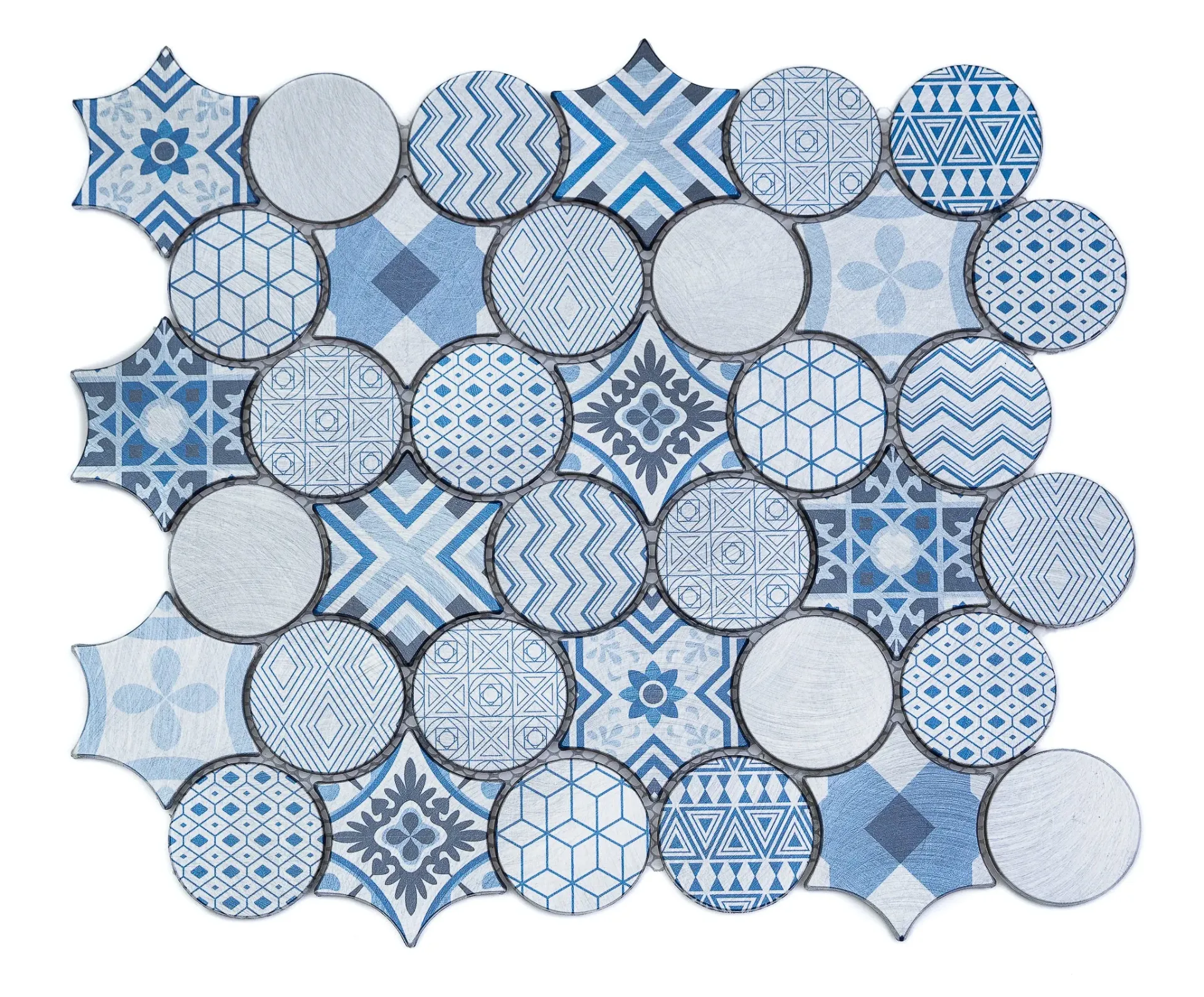 Aluminum Pattern Mix Mosaic