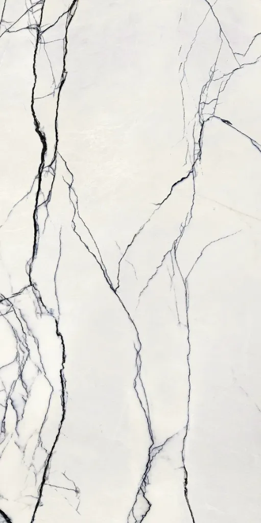 Black & White Marble Breach High Glossy 24"x48"