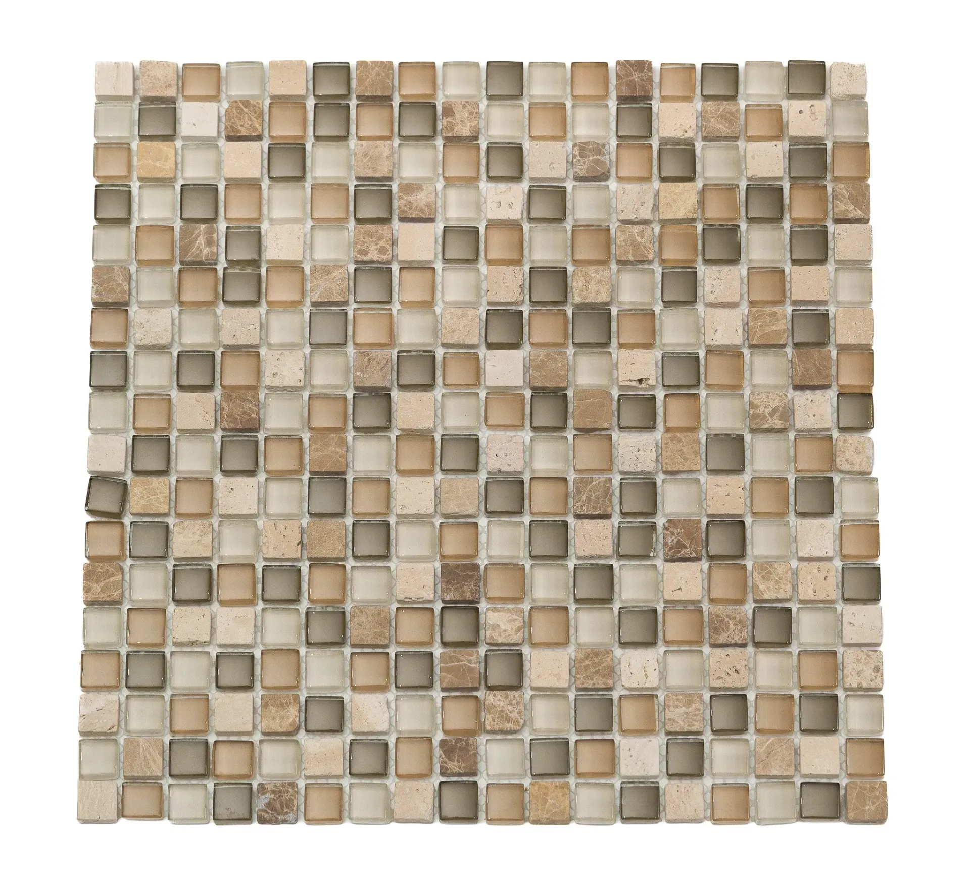 Bamboo Glass Stone Blend Mosaic