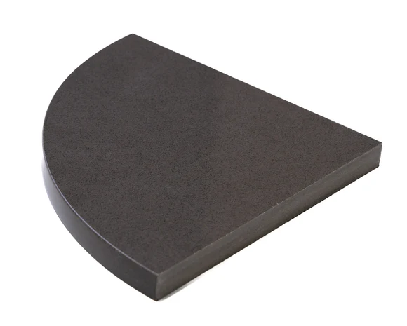 Dark Grey Corner Shower Shelf - 9"