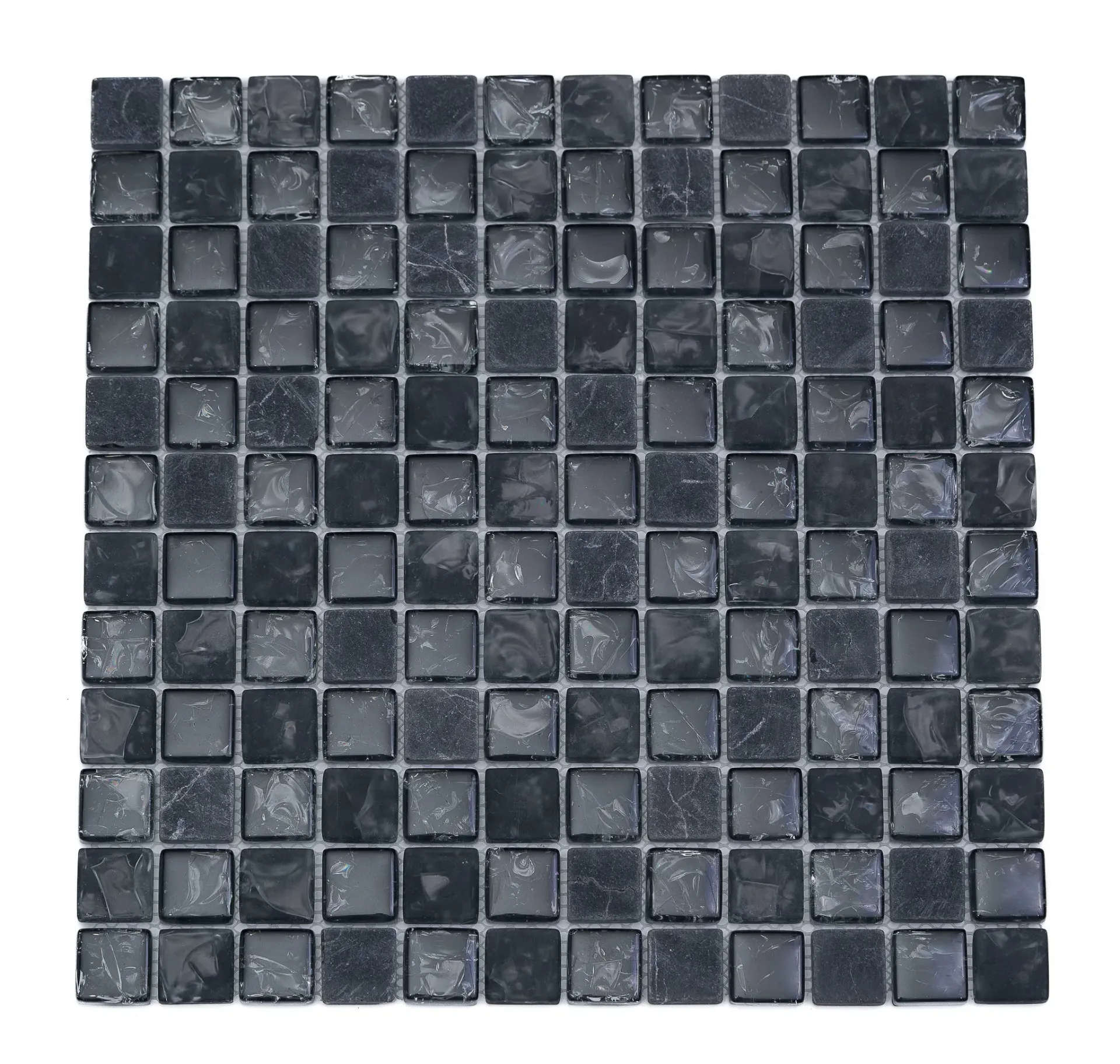 Shadow Slate Glass & Stone Mosaic