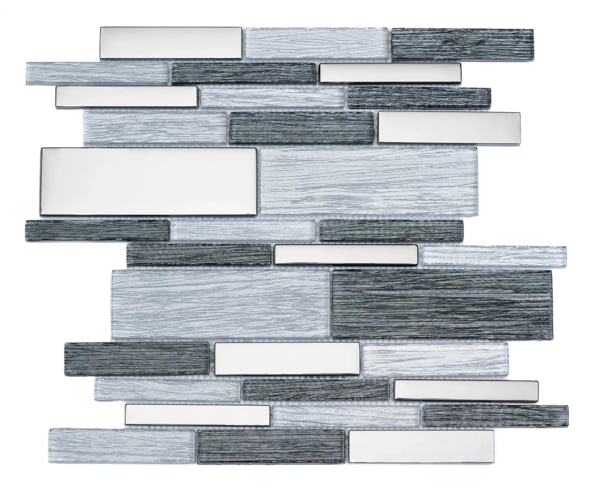 Glacier Fusion Linear Glass Mosaic