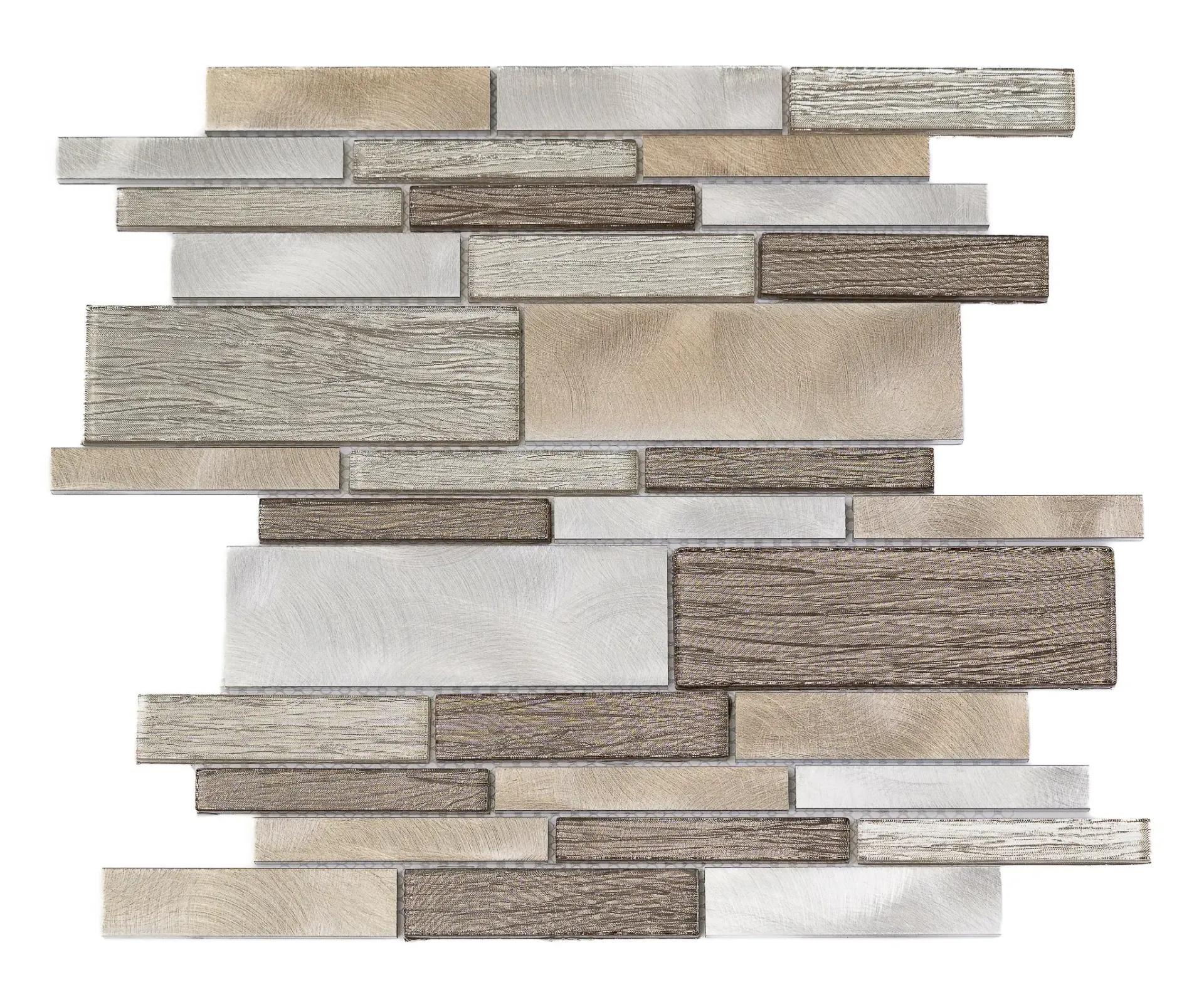 Urban Timber Metallic Blend Mosaic