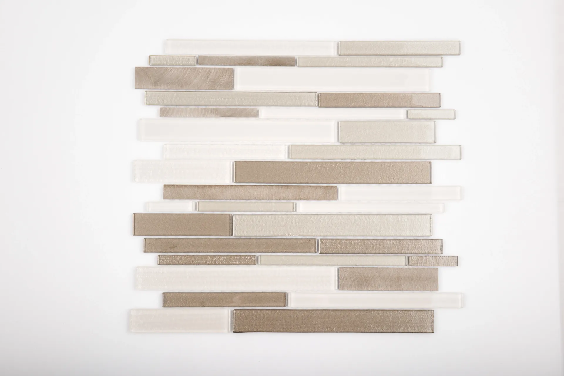 Ivory Sand Glass Mosaic