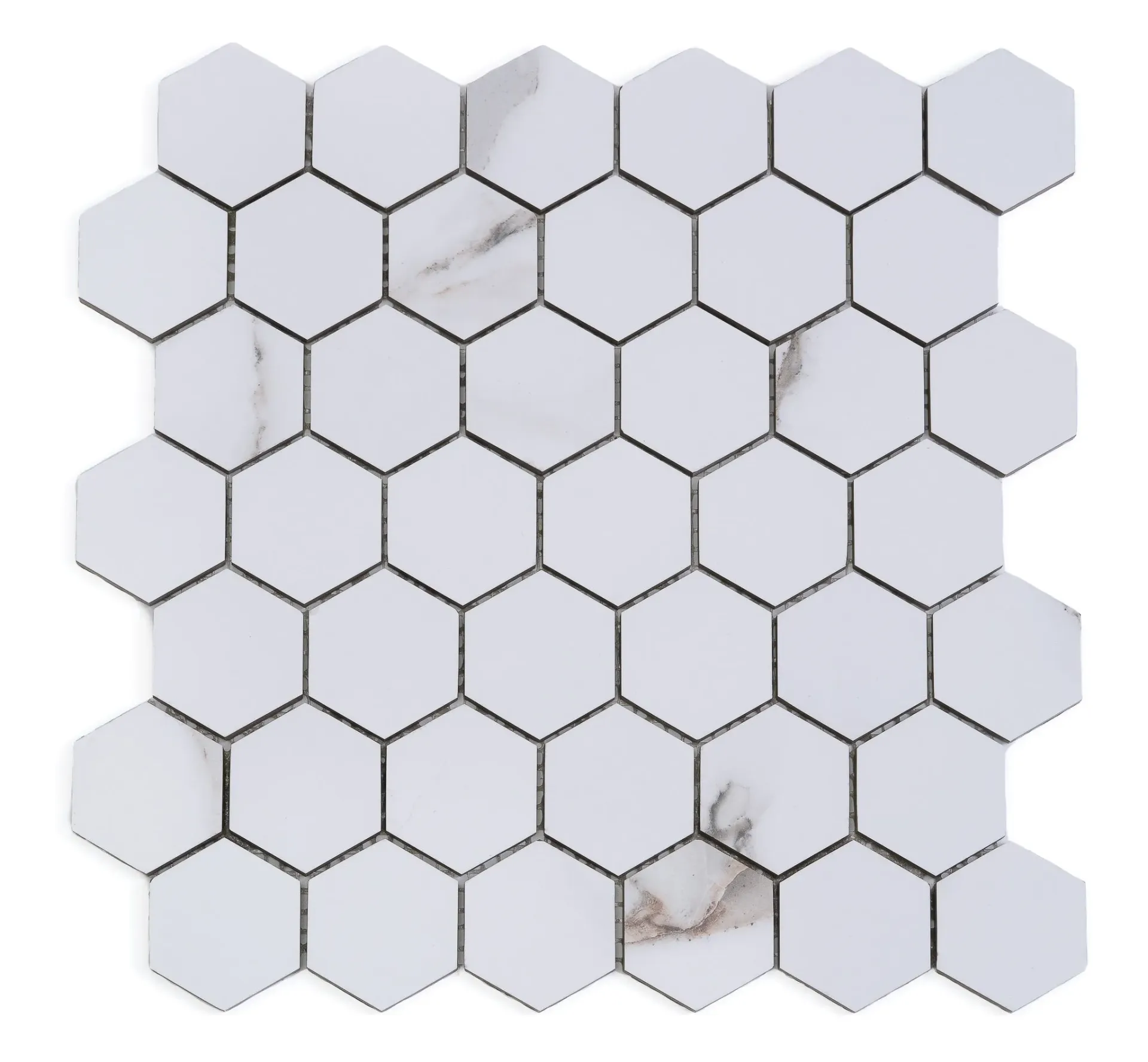 Mosaic New Statuario Hexagonal