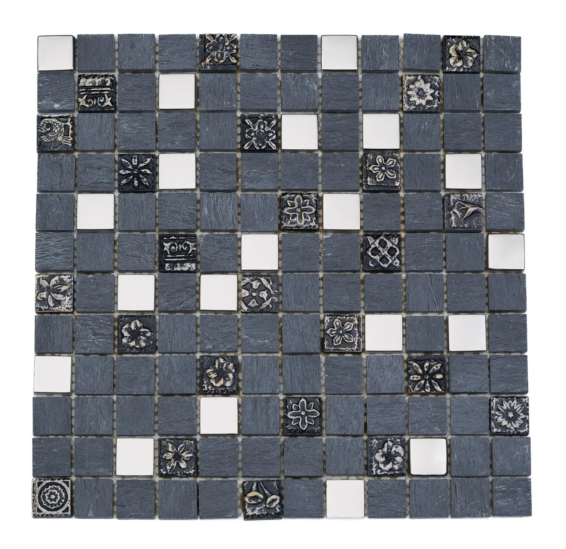 Picture Composite Mirror Slate Mosaic