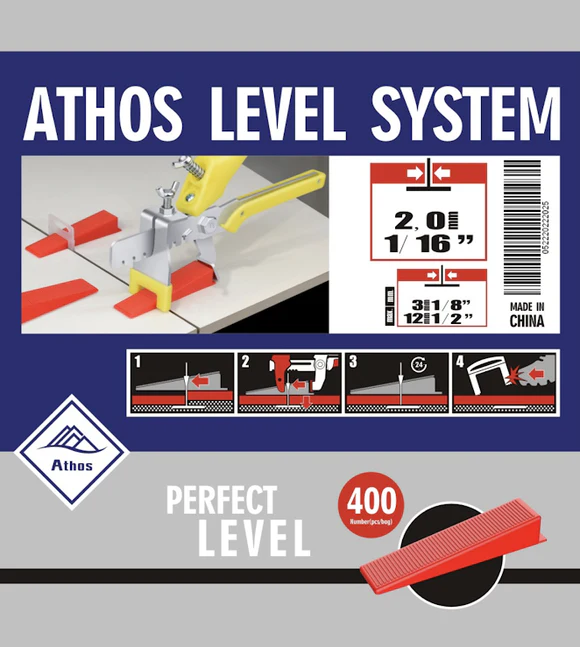 Red Leveling Wedges - 400 Pieces Pack