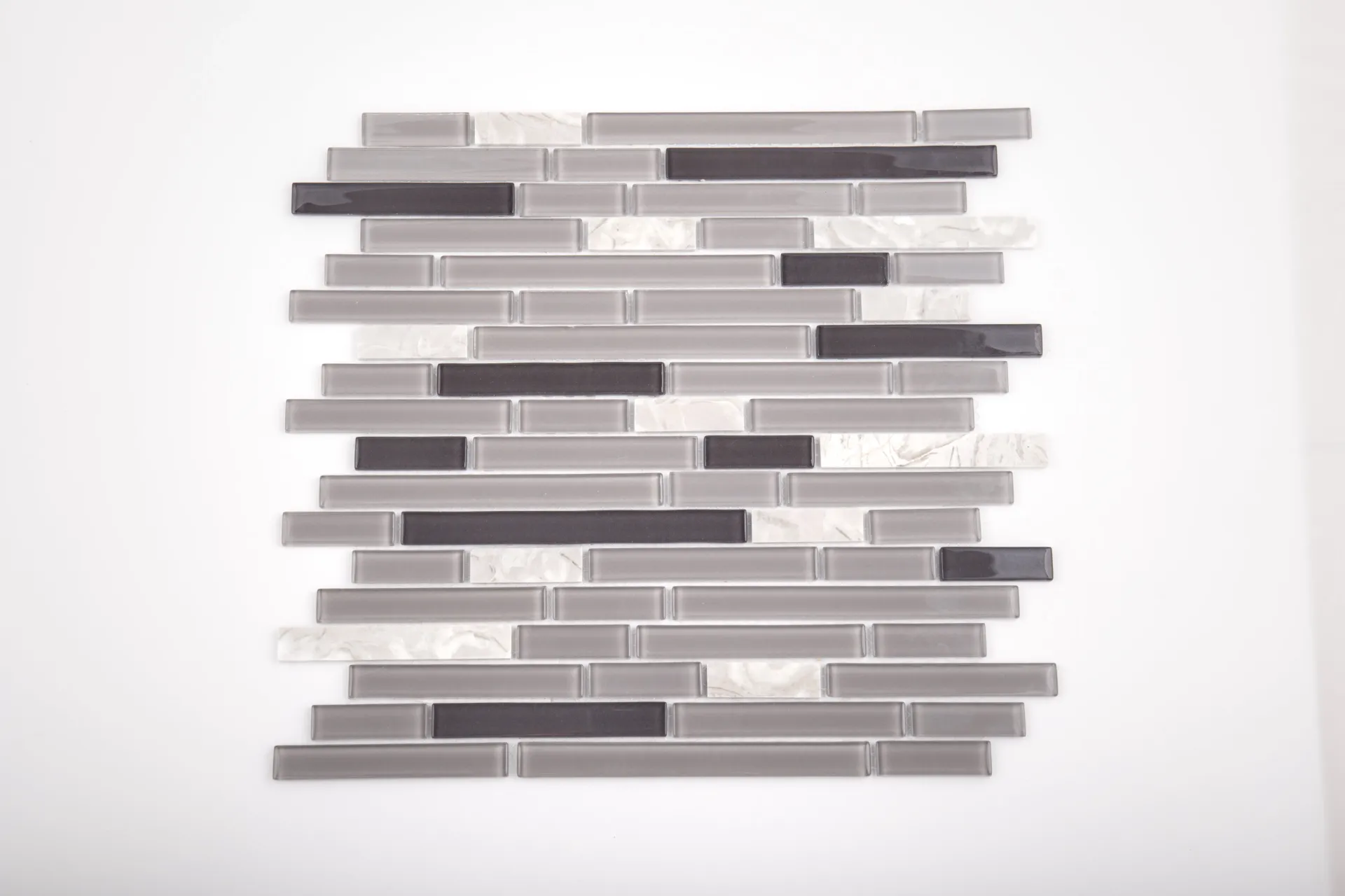 Pewter Glass Mosaic