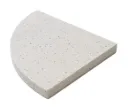 Sparkle White Corner Shower Shelf - 9"