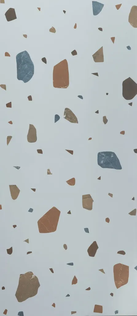 Terrazzo White Polished 24"x48"